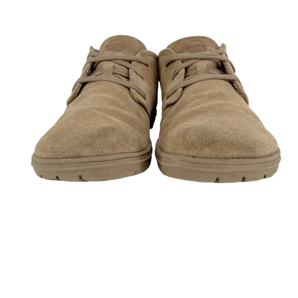 Lems Chukka Minimalist Zero Drop Ankle Boots Mens Size 11.5 Sandstone Tan Suede